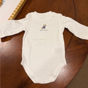 Janie and Jack Cream Kids Onesie